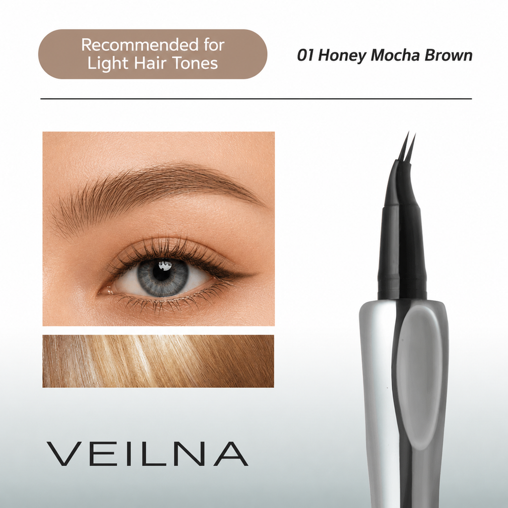 Pensel Kening veilena — Formula Kalis Air Dwi-Hujung