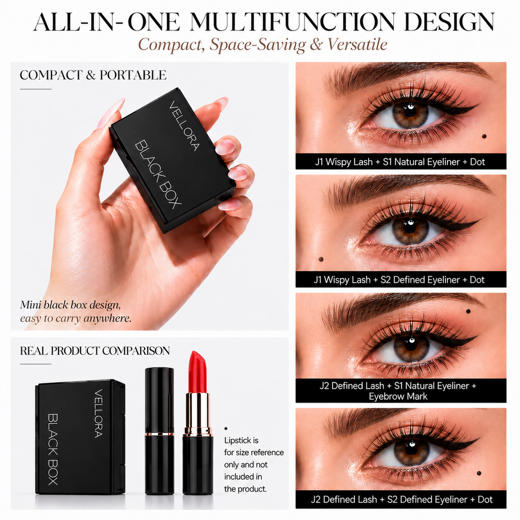 Set Cop Mohor Mata Presisi veilena 3-dalam-1